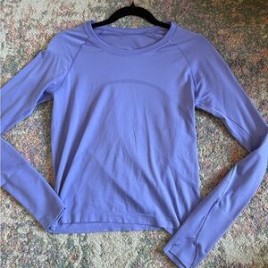 lululemon athletica Long Sleeve Purple Top